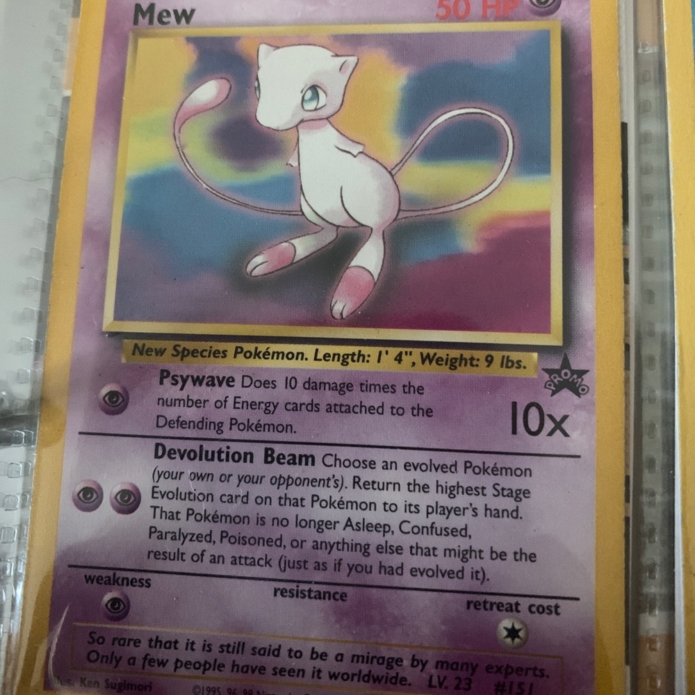 Mew 1985 original Nintendo creature